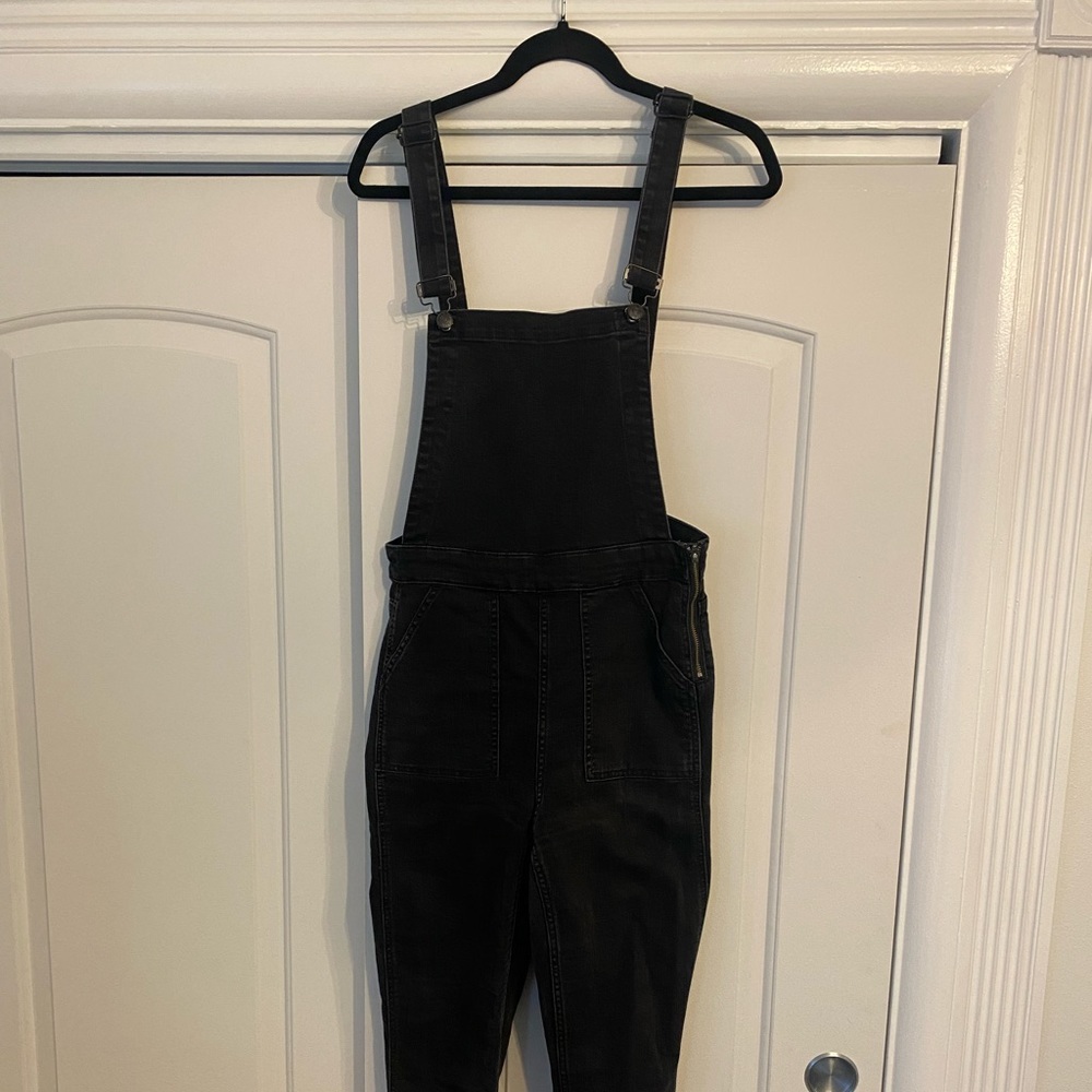 Madewell Black Overalls- Size Medium
